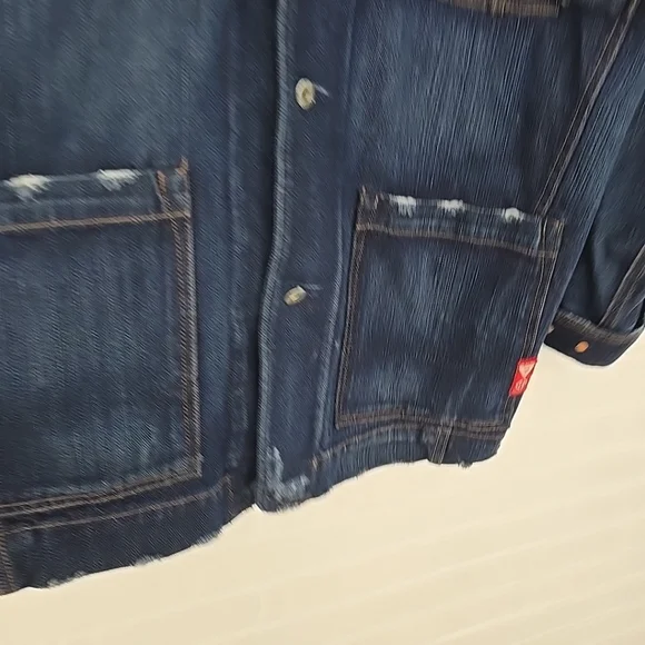 Guess Men's Cotton Jacket Size L Made In Mexico - Picture 5 of 12